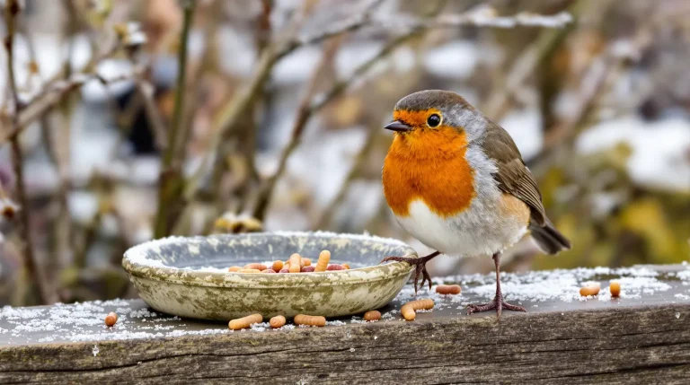 Rouges-gorges : ces deux aliments tout simples au jardin cet hiver les font revenir encore et encore chez vous