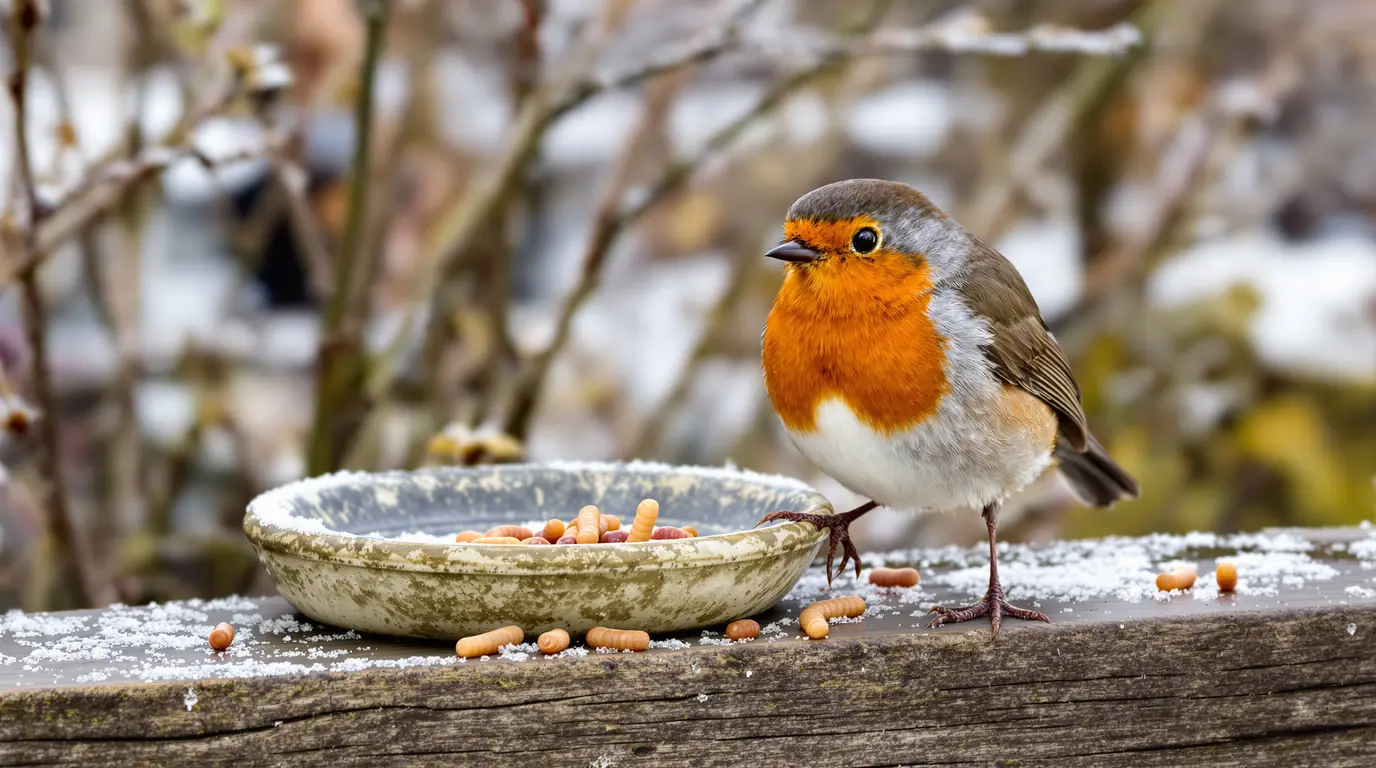 Rouges-gorges : ces deux aliments tout simples au jardin cet hiver les font revenir encore et encore chez vous Rouges-gorges : ces deux aliments tout simples au jardin cet hiver les font revenir encore et encore chez vous