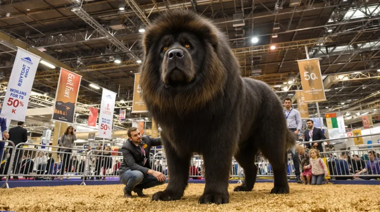 Salon de l’Agriculture : un Dogue du Tibet mayennais, « champion de France », au Concours général